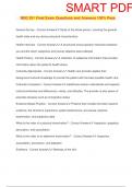 NSG 351 Final Exam Questions and Answers 100&percnt; Pass