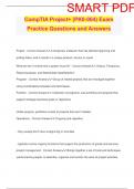CompTIA Project&plus; &lpar;PK0-004&rpar; Exam Practice Questions and Answers