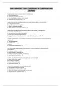 CMCA PRACTICE EXAM QUESTIONS&sol;30 QUESTIONS AND ANSWERS