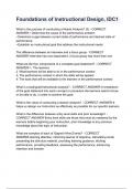 Foundations of Instructional Design&comma; IDC1