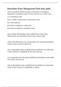 Hazardous Waste Management Final study guide&period;