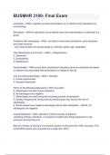 BUSMHR 3100- Final Exam&period;