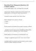Hazardous Waste Management Questions with Complete Solution2&period;