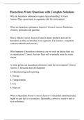 Hazardous Waste Questions with Complete Solution1&period;