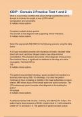 CDIP - Domain 3 Practice Test 1 and 2 