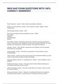 WAS IAAP EXAM QUESTIONS WITH 100&percnt; CORRECT ANSWERS&excl;&excl;