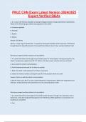 PNLE CHN Exam Latest Version 2024&sol;2025 Expert-Verified Q&As