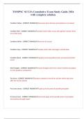TOMPSC SCCJA Cumulative Exam Study Guide 2024 with complete solution