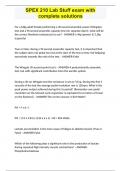 SPEX 210 Lab Stuff exam with complete solutions&period;