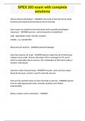 SPEX 203 exam with complete solutions&period;
