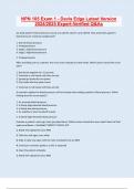 NPN 105 Exam 1 - Davis Edge Latest Version 2024&sol;2025 Expert-Verified Q&As