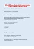 NPN 105 Exam Study Guide Latest Version 2024&sol;2025 Expert-Verified Q&As