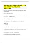 WINE APPRECIATION MIDTERM  EXAM 2024 WITH 100&percnt; ACCURATE SOLUTIONS