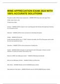 WINE APPRECIATION EXAM 2024 WITH 100&percnt; ACCURATE SOLUTIONS
