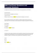 RMO Final Exam Questions and Complete Solutions&period;
