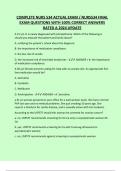 NURS 534 ACTUAL EXAM &sol; NURS534 FINAL  EXAM QUESTIONS WITH 100&percnt; CORRECT ANSWERS  RATED A 2024 UPDATE