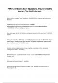 AMST 310 Exam 2024&vert; Questions Answered 100&percnt; Correct&sol;Verified Solutions