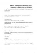 U1 UST Installation&sol;Retrofitting Exam&vert; Questions and 100&percnt; Correct Solutions