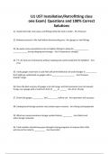 U1 UST Installation&sol;Retrofitting class one Exam&vert; Questions and 100&percnt; Correct Solutions