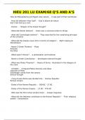HIEU 201 LU EXAM&sol;68 Q&rsquo;S AND A&rsquo;S