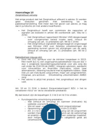 Hoorcollege 10 Zorginstituut vervolg 