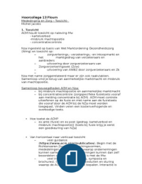 Hoorcollege 13 Toezicht Nza en ACM &lpar;Ploum Lodder Princen&rpar; 