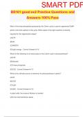 BS161 good ex2 Practice Questions and Answers 100&percnt; Pass