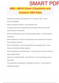 MSU - BS161 Exam 2 Questions and Answers 100&percnt; Pass