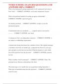 NYREI SCHOOL EXAM 2024 QUESTIONS AND ANSWERS 100&percnt; CORRECT