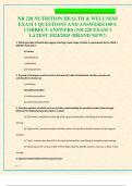 NR 228 NUTRITION HEALTH & WELLNESS  EXAM 1 QUESTIONS AND ANSWERS&lpar;100&percnt;  CORRECT ANSWERS&rpar; NR 228 EXAM 1  LATEST 2024&sol;2025 &lpar;BRAND NEW&excl;&rpar;