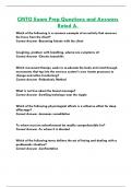 CMTO Exam Prep Questions and Answers  Rated A&period;