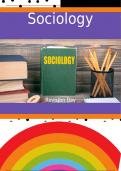 sociology revision worksheet