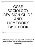 sociology revision
