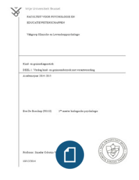 Verslag kind- en gezinsonderzoek met verantwoording