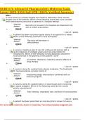 NURS 676 Advanced Pharmacology Midterm Exam  Latest 2023-2024 Fall QTR &lpar;100&percnt; Verified Answers&rpar;