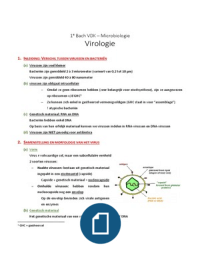 Microbiologie: Algemene virologie en enkele virussen