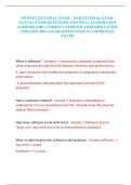NEWEST 2212 FINAL EXAM &sol; NUR2212 FINAL EXAM  ACTUAL EXAM QUESTIONS AND WELL ELABORATED  ANSWERS &lpar;100&percnt; CORRECT VERIFIED ANSWERS&rpar; LATEST  UPDATES 2024 &vert;GUARANTEED PASS A&plus; &lpar;APPROVED EXAM&rpar; 