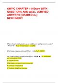 OMVIC CHAPTER 1-8 Exam WITH QUESTIONS AND WELL VERIFIED ANSWERS &lbrack;GRADED A&plus;&rsqb; NEW&excl;&excl;&excl;NEW&excl;&excl;