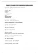 EXAM 2 - UTA NURS 3365&sol;95 QUESTIONS AND ANSWERS