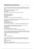 LEADERSHIP AND MANAGEMENT ATI COMPREHENSIVE