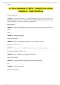 ALF CORE TRAINING FLORIDA COMPLETE SOLUTIONS GRADED A&plus; 2024&sol;2025 EXAM