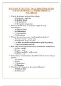 DAVITA PCT TRAINING EXAM 2024 &lpar;FINAL EXAM FOR STAR PROGRAM&rpar; WITH COMPLETE SOLUTIONS