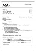 GCSE CHEMISTRY 