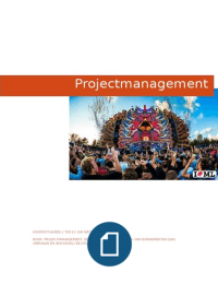 Projectmanagement Jan Verhaar samenvatting
