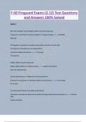 F-60 Fireguard Exams &lpar;2-12&rpar; Test Questions  and Answers 100&percnt; Solved