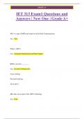 IET 313 Exam1 Questions and  Answers &vert; New One &vert; Grade A&plus;
