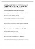 GUITAR CENTER QUESTIONS AND ANSWERS WITH SOLUTIONS 2024
