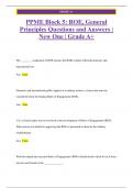 PPME  Blocks  Questions and Answers Pack &vert; New One &vert; Grade A&plus;
