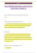 Zeta Phi Beta Questions and Answers  &vert; New One &vert; Grade A&plus;