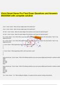 Vivint Smart Home Pro Final Exam Questions and Answers 2023 2024 with complete solution&period;